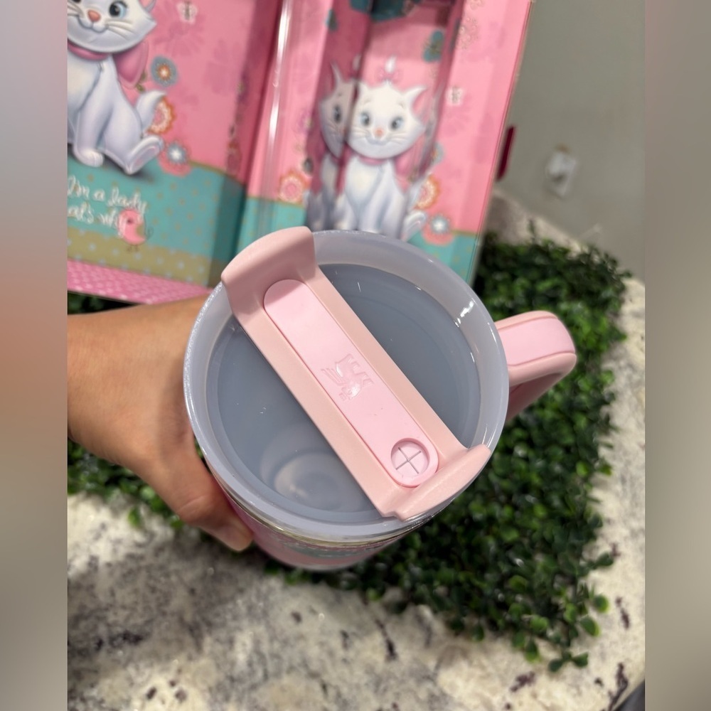 Stanley Disney Marie customized Mug with Pink and Blue Accents - Picture 4 of 5